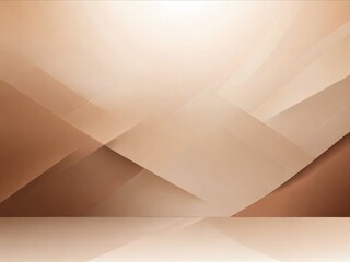 Abstract geometry  background in color brown and beige gradient - obrazy, fototapety, plakaty