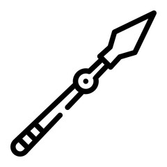 spear line icon