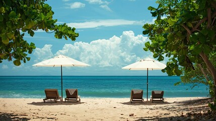 Enjoy a blissful Labor Day backdrop against the sandy beach