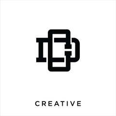 Initial Cd Logo Royalty, design inspiration, vector