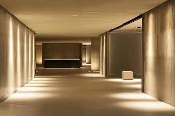 Empty Office Spaces: Contemporary Illumination in Spacious Interiors