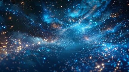 Obraz premium starry magic trail, 16:9