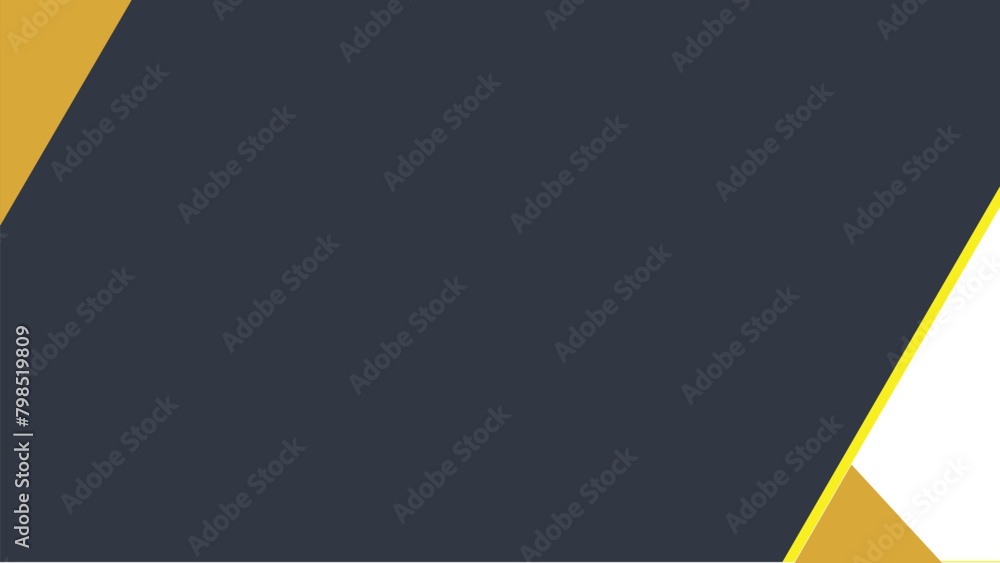 Poster simple abstract background design with a combination of black and yellow, ppt background