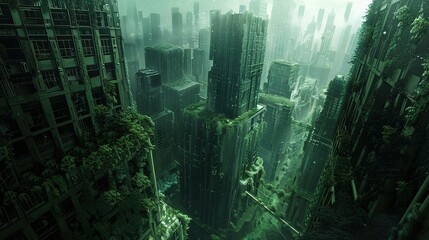 Eco mega city UHD wallpaper