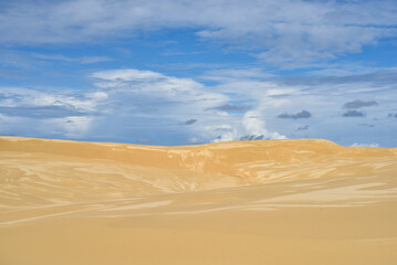 walk across the dunes to Tin City