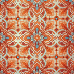 Fototapeta premium traditional thai style fabric