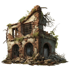 ruined house