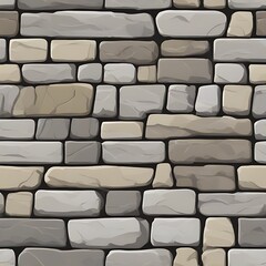 Fototapeta premium Faux Stone Wall Seamless Texture Timeless Illusion