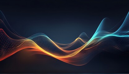 Naklejka premium Modern digital abstract 3D background. .Can be used in the description of network abilities, technological processes, digital storages, science, education, etc. Copy space. 