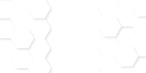 Abstract background with hexagons Abstract hexagon polygonal pattern background vector. seamless bright white abstract honeycomb background.	
