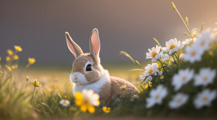 Rabbit In the garden