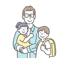 子育て中のお父さん