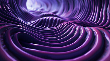 Spirals, geometric patterns, violet lines.