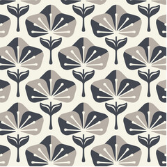 Art Deco Leaves Tree Designs in Fabric, Wallpaper and Textures