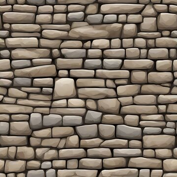 Stone Masonry Wall Timeless Seamless Pattern