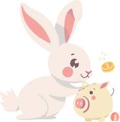 Bunny and Piglet Friends