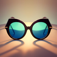 sunglasses isolated on white background - obrazy, fototapety, plakaty