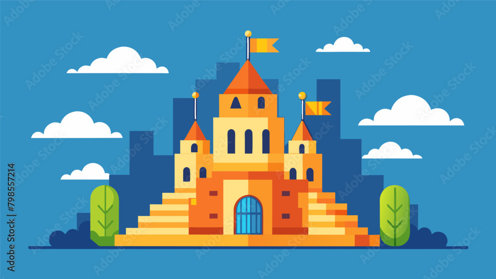Poster an impressive stronghold built from a solid budget and solid savings showcases the power of creating