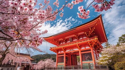 The cherry blossom, known as sakura, holds great cultural significance, marking the arrival of spring with its breathtaking beauty and serving as a symbol of renewal and fleeting beauty.