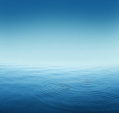  Blue  water background