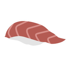 tuna meat vector illustration
