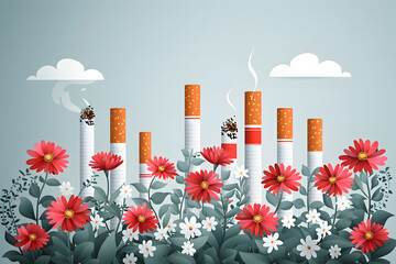 World No Tobacco Day, by the World Health Organization To see the dangers of cigarettes to health and the dangers of cigarettes,