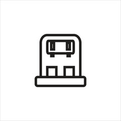 dispancer vector icon line template