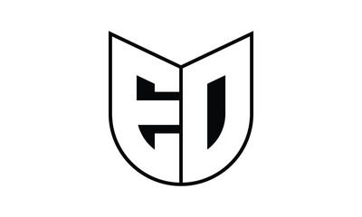 EO initial letter bat icon gaming logo design vector template. batman logo, sports logo, monogram, polygon, war game, symbol, playing logo, abstract, fighting, typography, icon, minimal, wings, battle