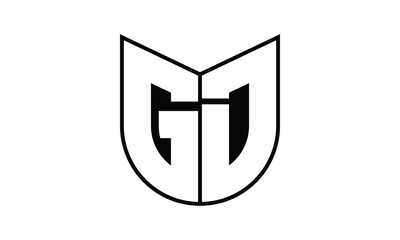 GD initial letter bat icon gaming logo design vector template. batman logo, sports logo, monogram, polygon, war game, symbol, playing logo, abstract, fighting, typography, icon, minimal, wings, battle