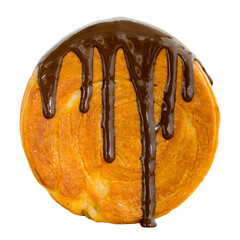 Knusprige New York Croissant Rolle mit Schokolade