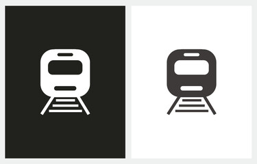 Train Station Subway Metro icon vector template