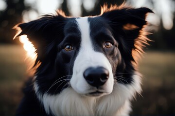 '5 collie border old years looking 1 camera close dog pet closeup white background animal themes black canino front view mammal mouth open no people nobody one panting portrait purebred studio shot'