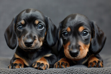 two puppies of puppies