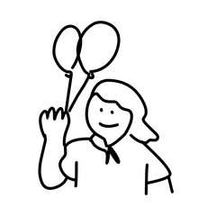 Family portrait outline