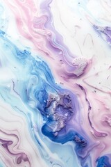 This image presents an ethereal blend of pastel shades swirling together, giving a soft, creamy texture that feels both calming and uplifting