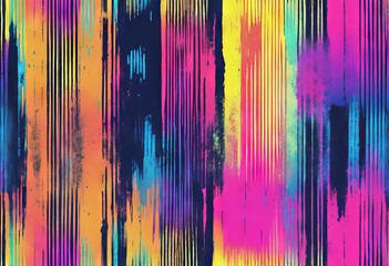 lines pattern neon Abstract fading Grunge seamless geometric style colorful illustration 
