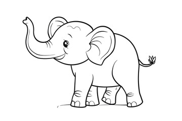Obraz premium Educational Coloring Page for Kids