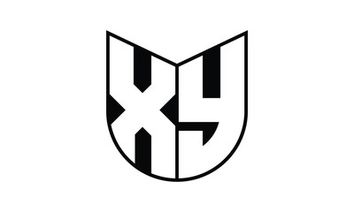 XY initial letter bat icon gaming logo design vector template. batman logo, sports logo, monogram, polygon, war game, symbol, playing logo, abstract, fighting, typography, icon, minimal, wings, battle