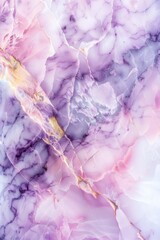 A calming lavender marble texture with warm gold fissures exuding luxury and a contemporary feel