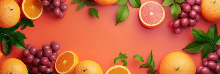 Delight in the flavors of nature with our vibrant fruits banner