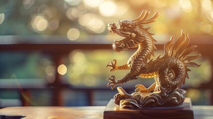 little dragon statue