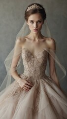 Tulle Romance: Timeless Bridal Gown