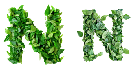 Word shape from leave A-Z