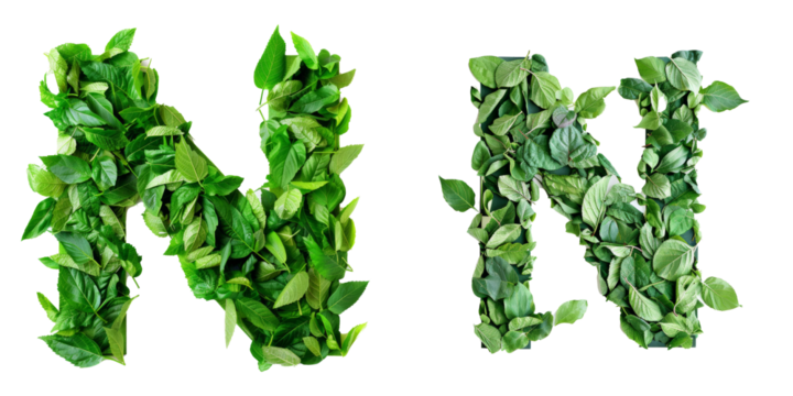 Word shape from leave A-Z