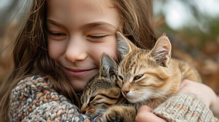 Family and Lifestyle Pet: A photo showing a family with their pet