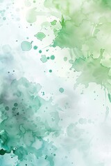 Aquarela verde menta