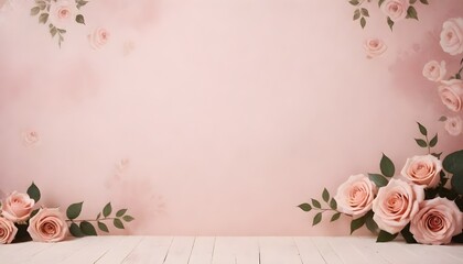 vintage background with roses