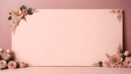 wintage background with flowers