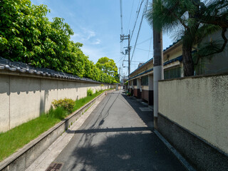 大阪府大阪市平野区　住宅密集地の路地