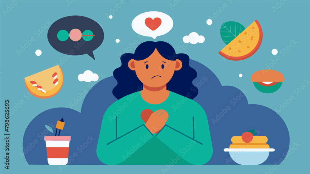 Poster being aware of any emotional triggers or patterns related to eating and addressing them in a nonjudg